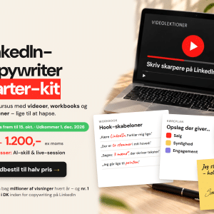 LinkedIn-copywriter starter-kit | Onlinekursus for begyndere: Af Simon Linde – Secret Sauce ApS