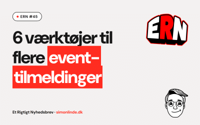 6 værktøjer til flere event-tilmeldinger