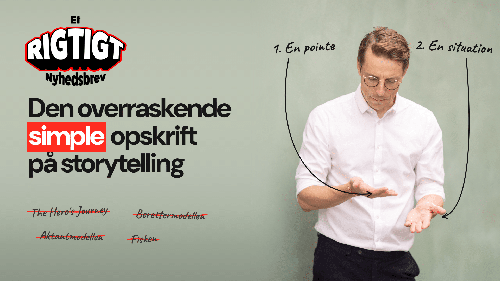 Den overraskende simple opskrift på storytelling