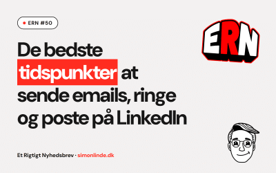 De bedste tidspunkter at sende emails, ringe og poste på LinkedIn